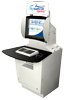 MHV Sit-Down Desktop Kiosk with Privacy Wings - White keyboard MHV Sit-Down Desktop Kiosk with Privacy Wings - White keyboard