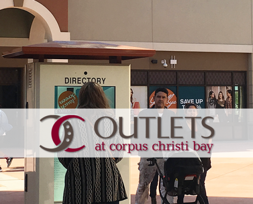 Outlets at Corpus Christi Bay: Interactive Mall Directory Enhances the Customer Experience