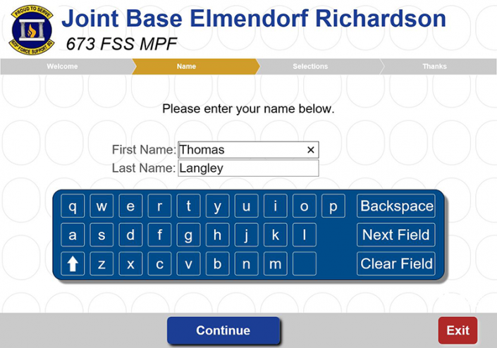 Joint Base Elmendorf Richardson Queue Enter Your Name